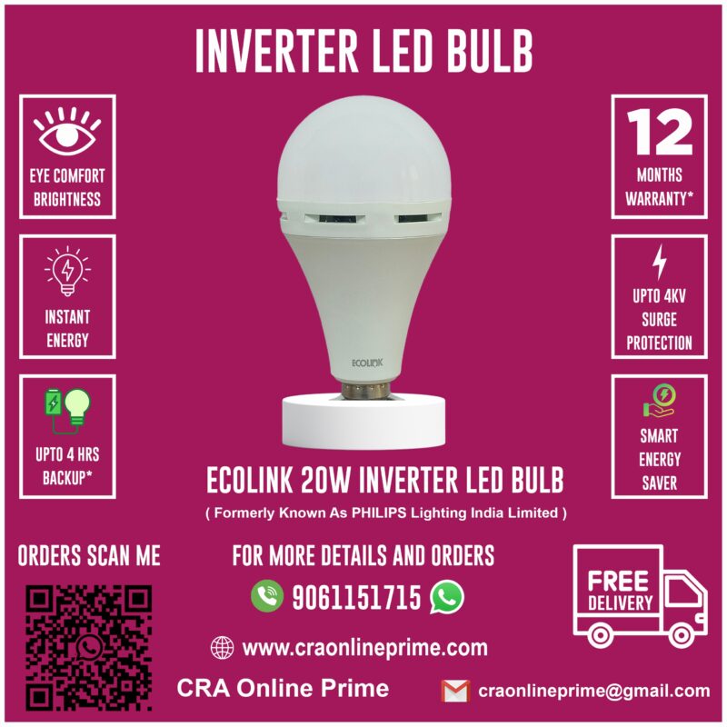 ECOLINK 20W Inverter LED Bulb